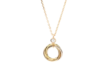 Колье Cartier Trinity на цепочке