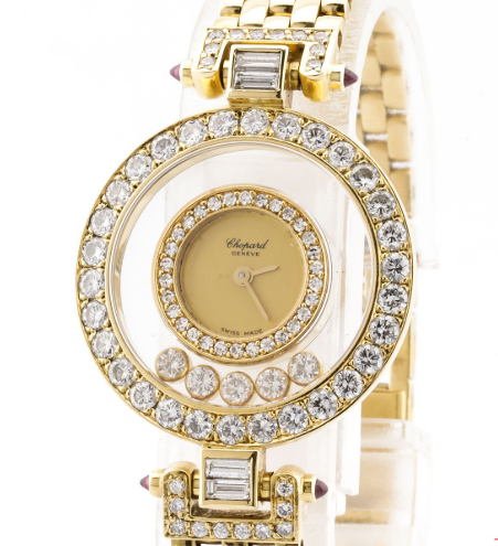 Chopard Happy Diamonds 29 мм, золото 750