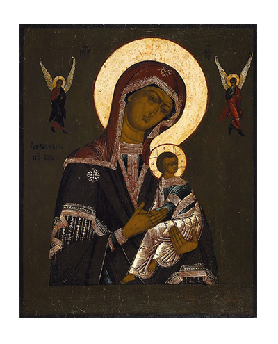 Икона Божьей Матери иконографического типа Одигитрия - Страстная
