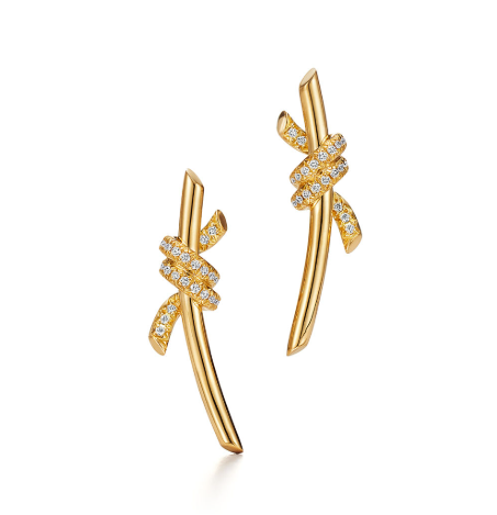 Серьги Tiffany Knot