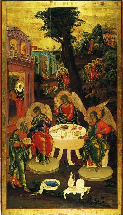 Невьянская икона — сплошное золочение фона, уральские пигменты, тонкое письмо